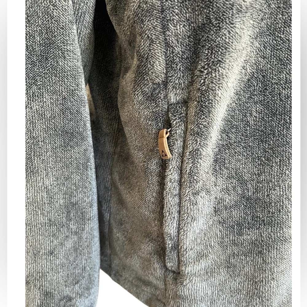 Gerry Women's Fleece 1/4-Zip Pullover Southwest Sherpa Fleece Gray Size Large - Picture 6 of 7